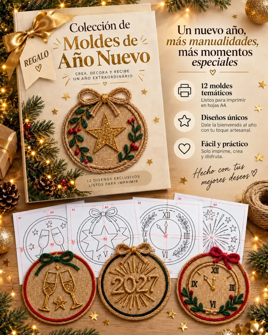 Colección de Moldes de Año Nuevo